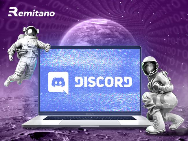 Hình ảnh minh họa các game thủ đang giao tiếp hoặc chat trong game hoặc trên Discord, với các biểu tượng quốc kỳ hoặc ngôn ngữ khác nhau